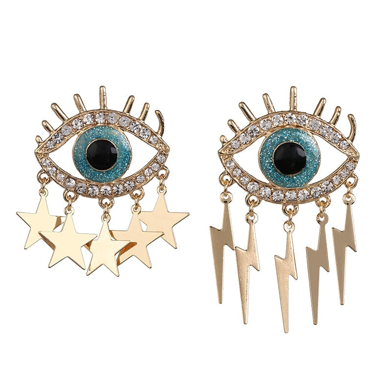 Cute Shape Evil Eye Drop Earrings
