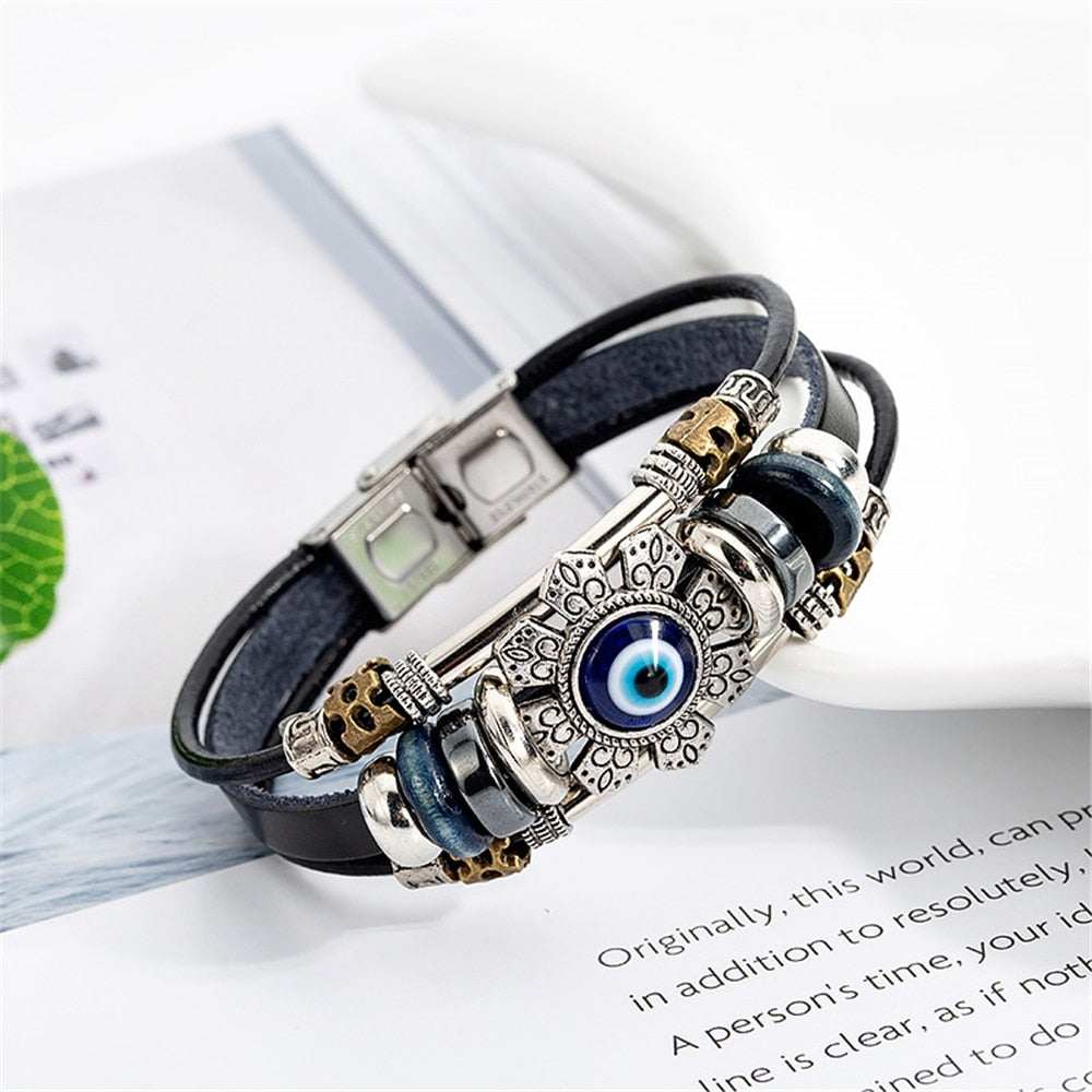Evil Eye Multi-layer Handmade Bracelet