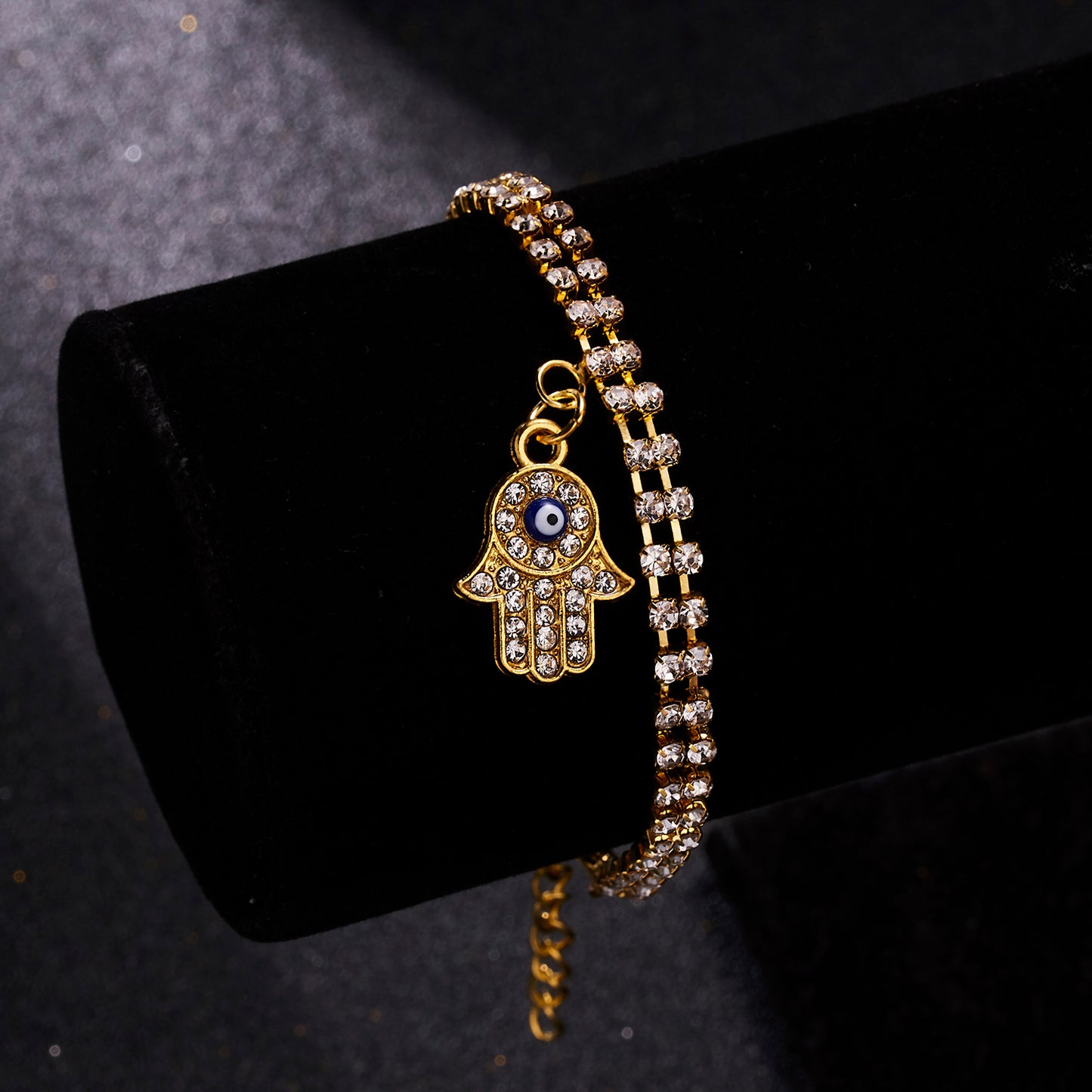Evil Eye Golden Bracelet For Women