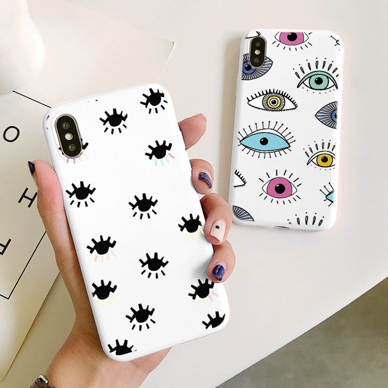 pretty evil eye phone case