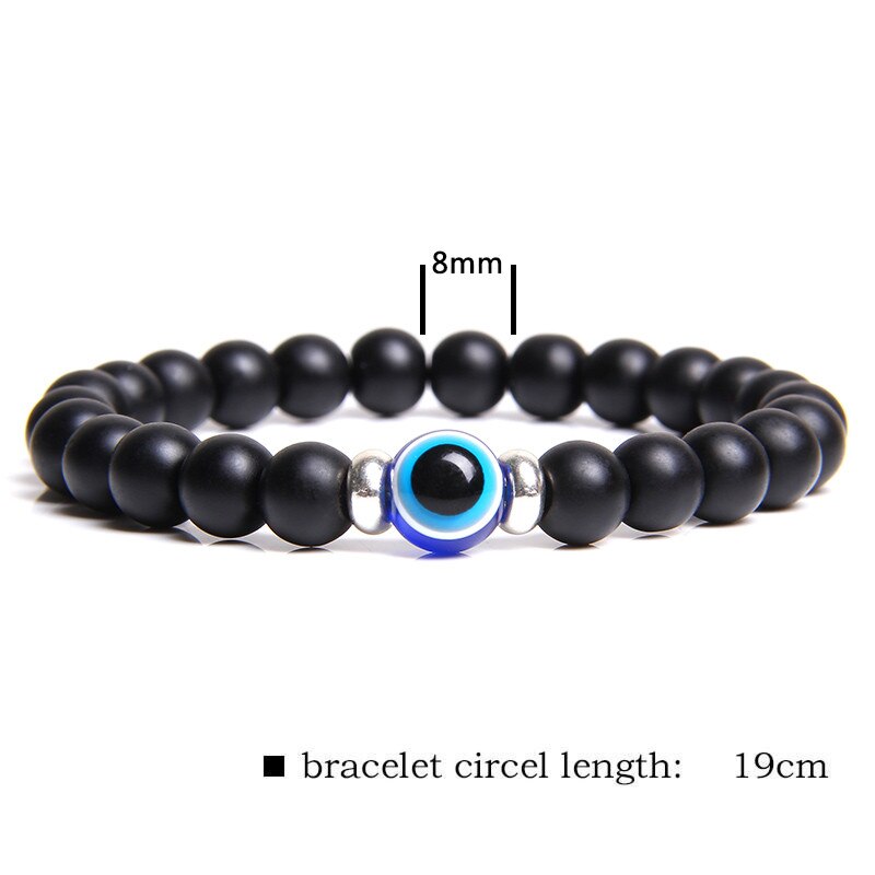 Evil Eye Blue Classic Stone Bracelet