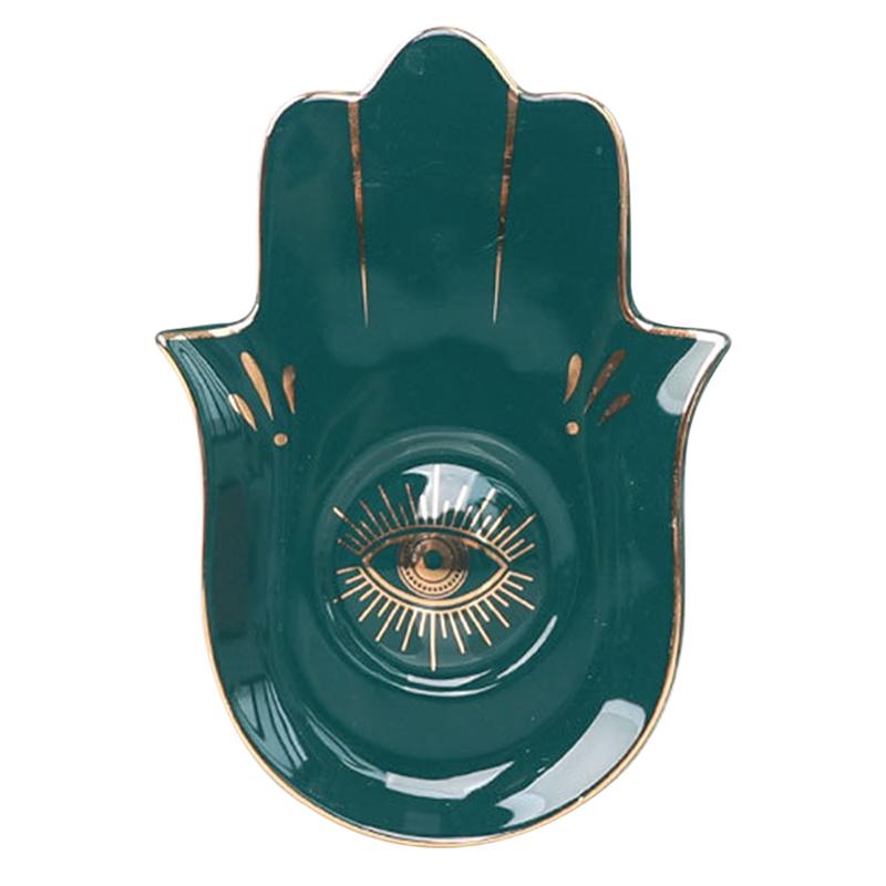 Hamsa Hand Evil Eye Decorative Tray