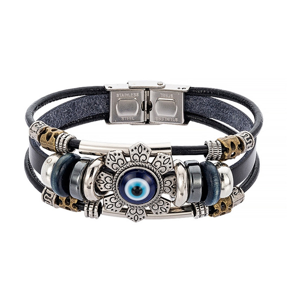 Evil Eye Multi-layer Handmade Bracelet