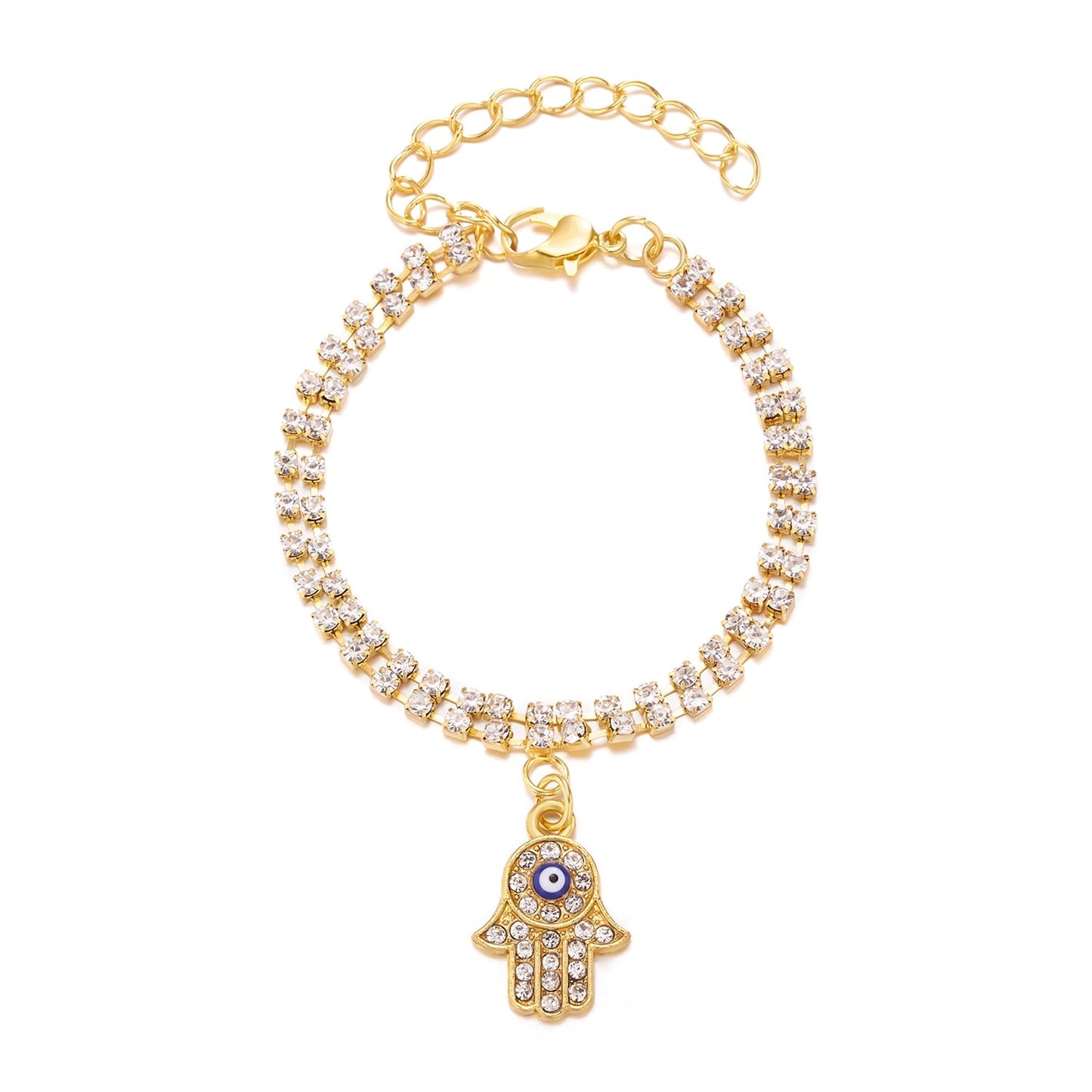 Evil Eye Golden Bracelet For Women