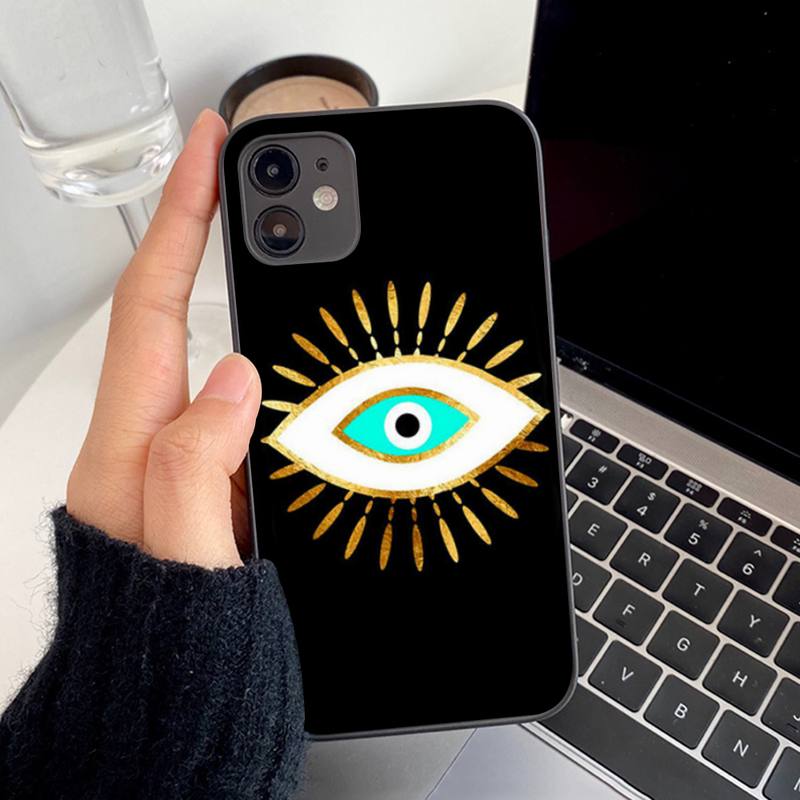 black evil eye iphone case