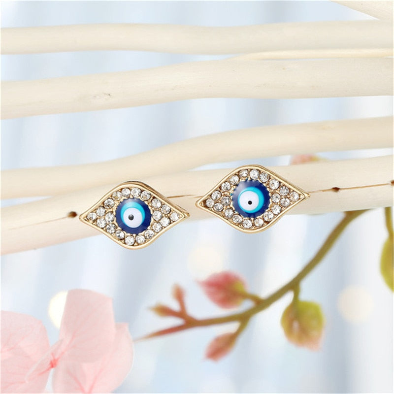 Evil Eye Unique Designs Classic Hoop Earrings