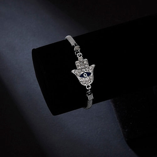 Blue Stone Evil Eye Bracelet