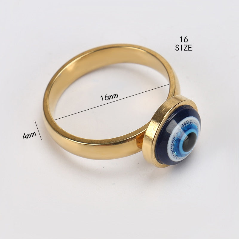 Evil Eye Nazar Golden Ring