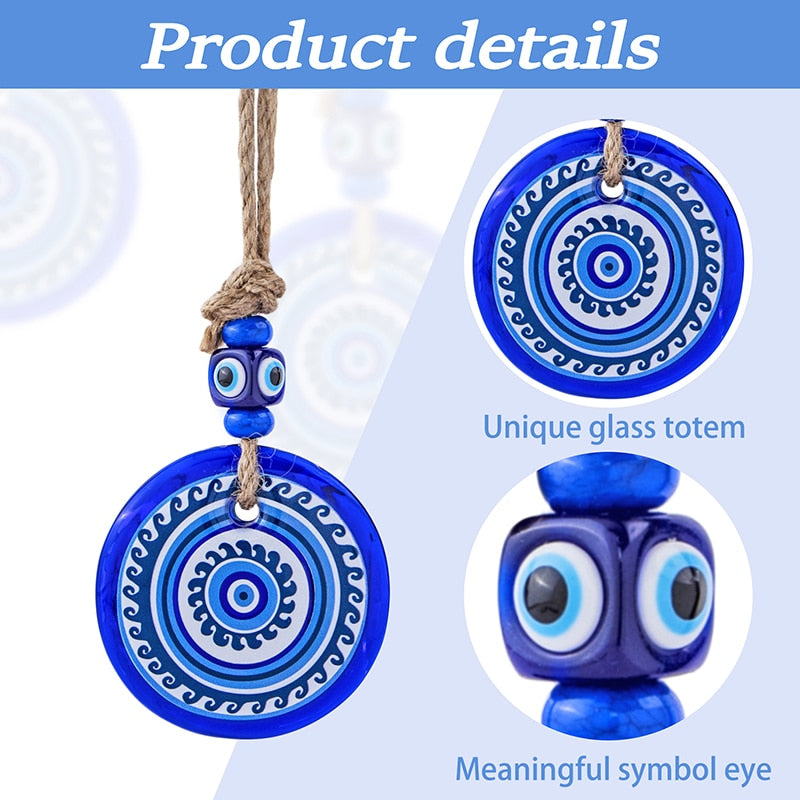 Blue Evil Eye Pendant Hanging