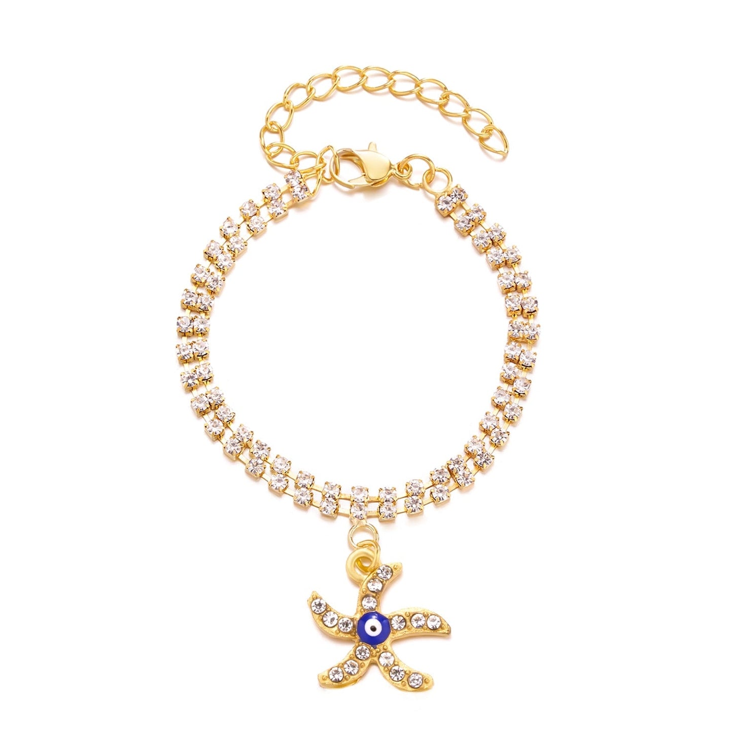 Evil Eye Golden Bracelet For Women