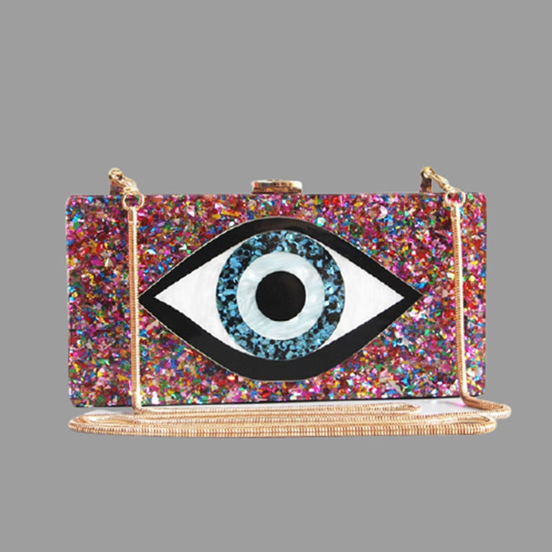Colorful Evil Eye Shoulder Bags