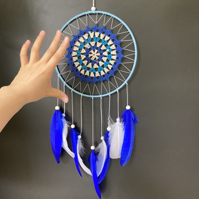 Classic Blue & White Dreamcatcher