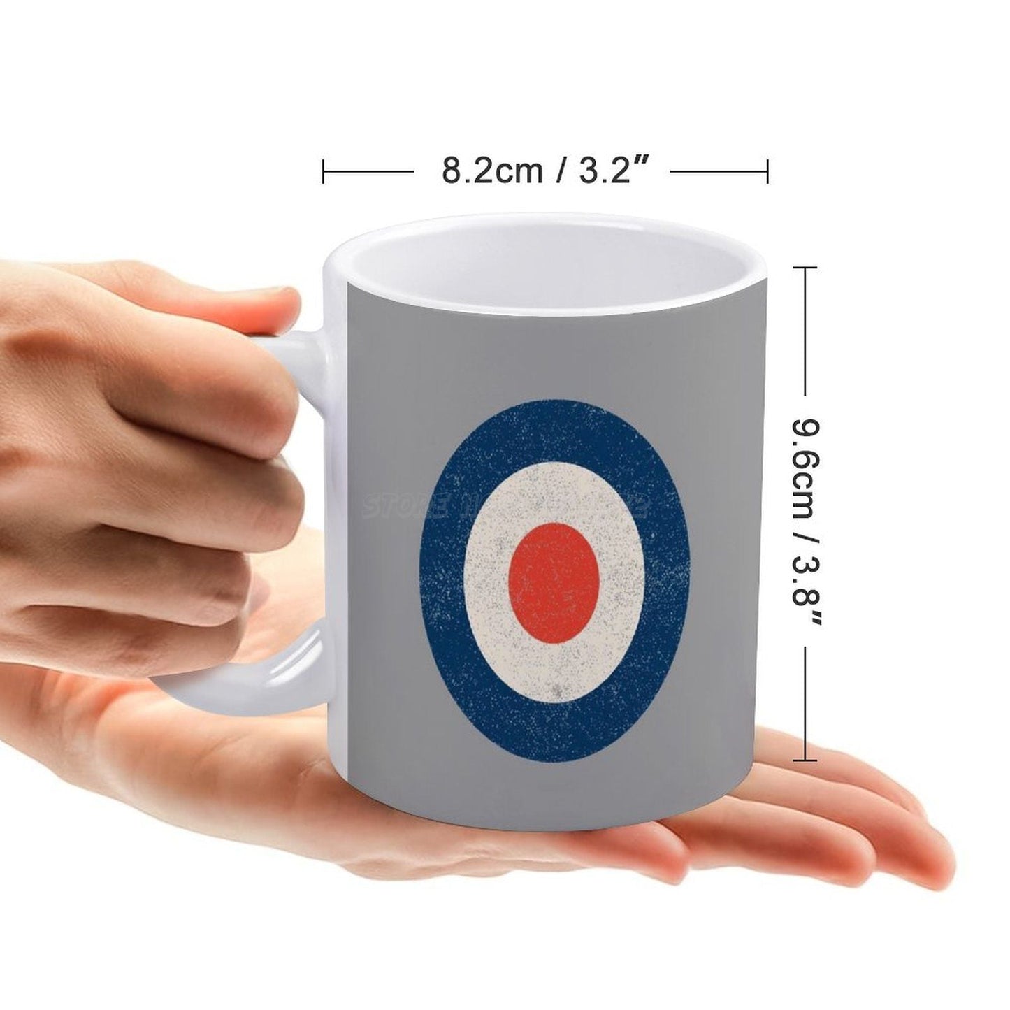 evil eye printed mug