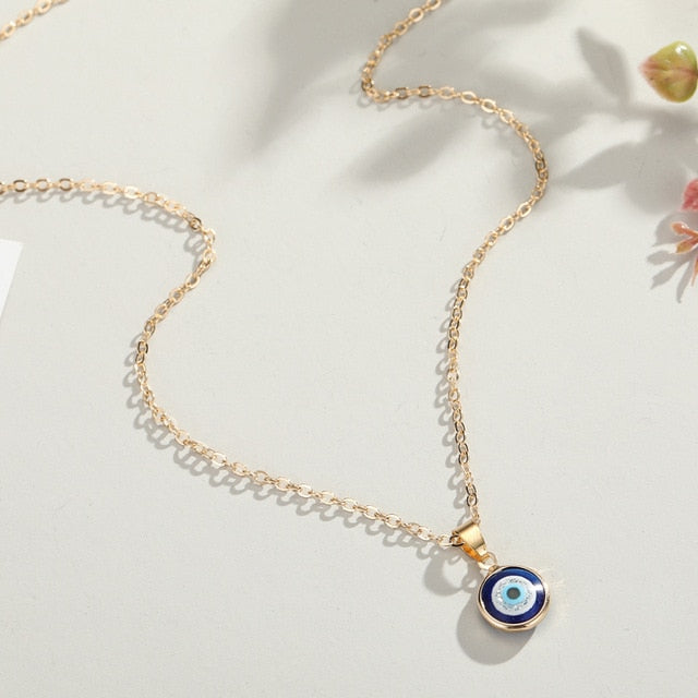 Evil Eye Unique Designs Classic Hoop Earrings