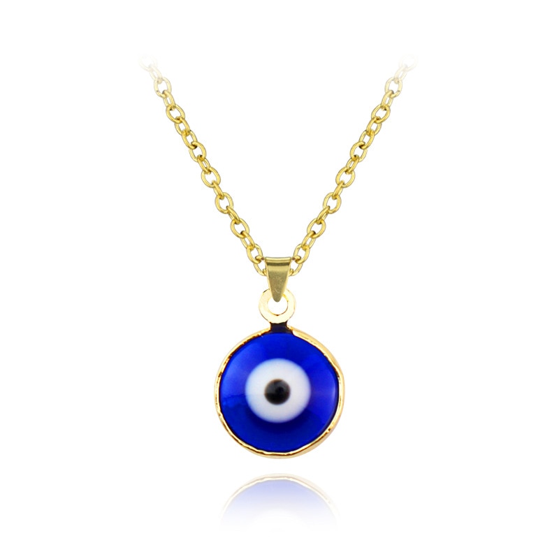Glass Evil Eye Choker Necklace Best Gift