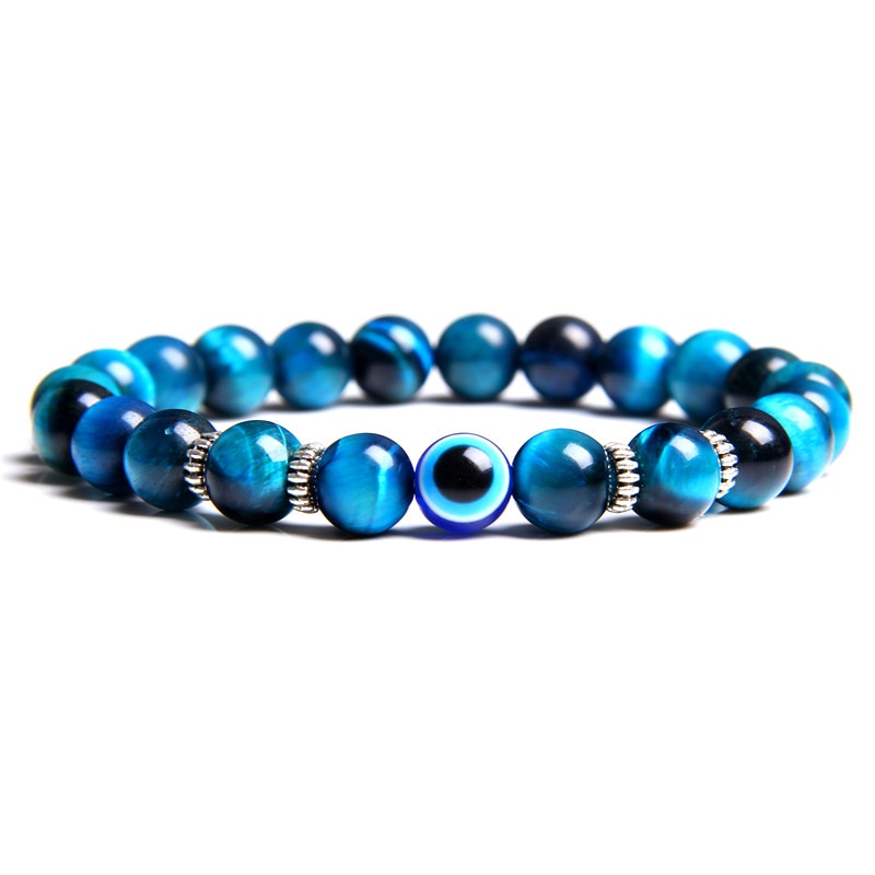 Lucky stone Evil Eye Amulet Bracelet
