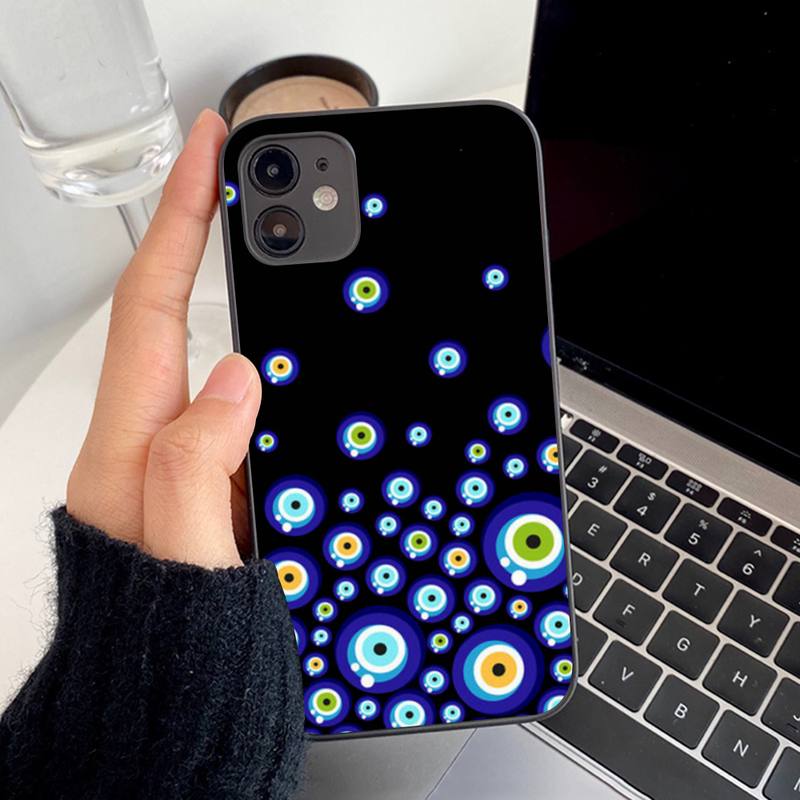 black evil eye iphone case