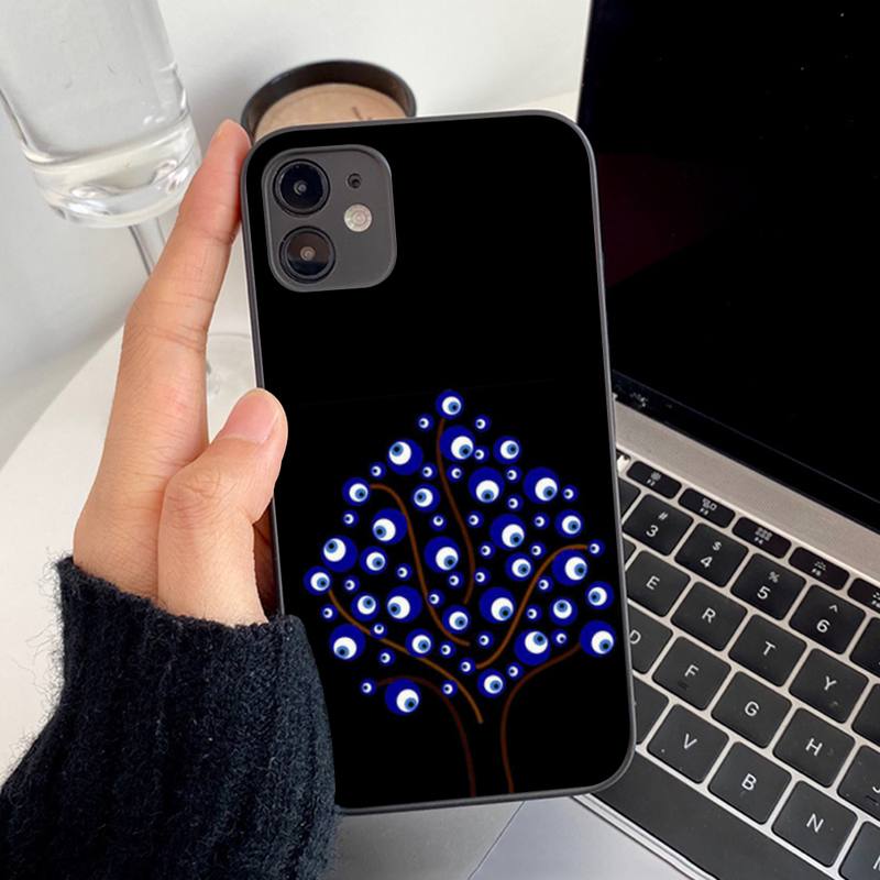 black evil eye iphone case