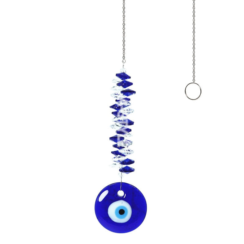 Evil Eye Crystal Dream Catcher