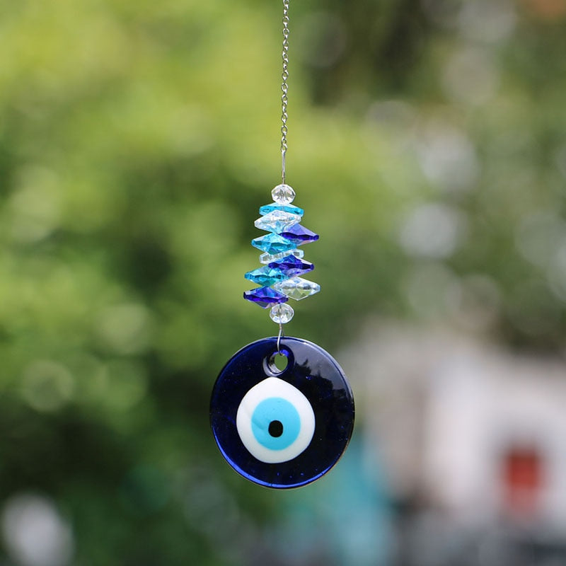 Evil Eye Crystal Dream Catcher
