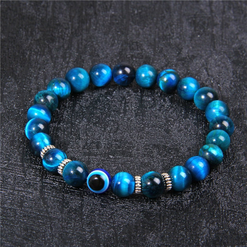 Lucky stone Evil Eye Bracelet