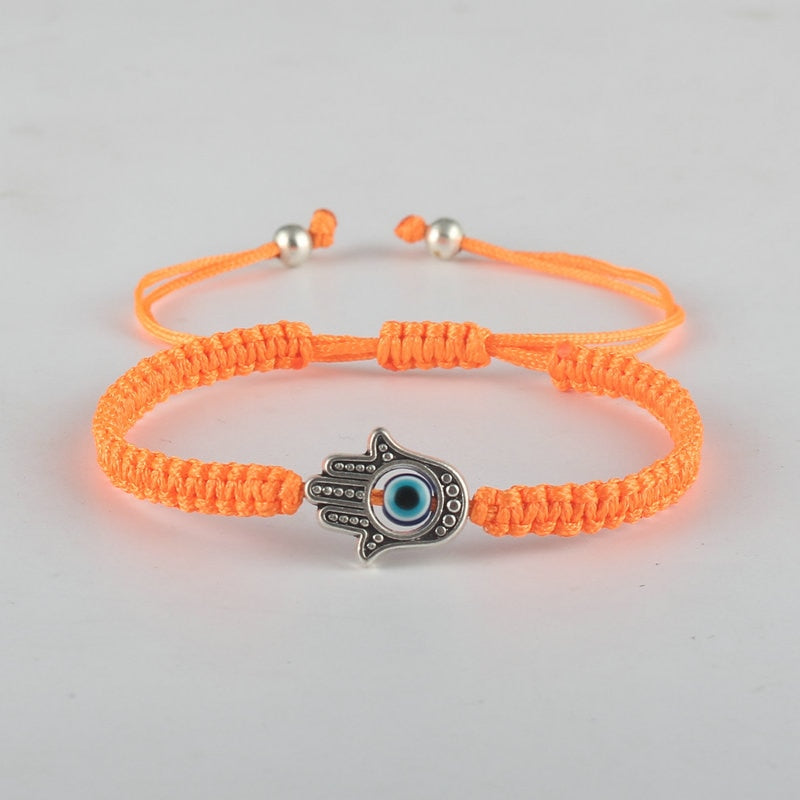 Evil Eye Lucky Hamsa Hand Amulet Bracelet