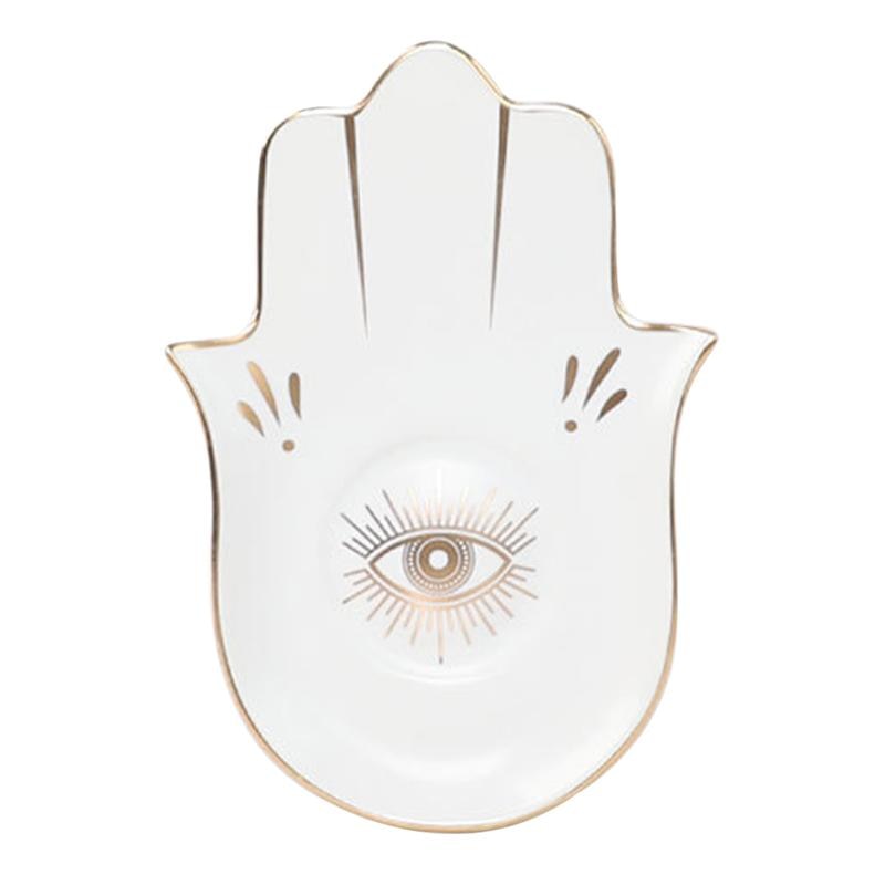 Hamsa Hand Evil Eye Decorative Tray