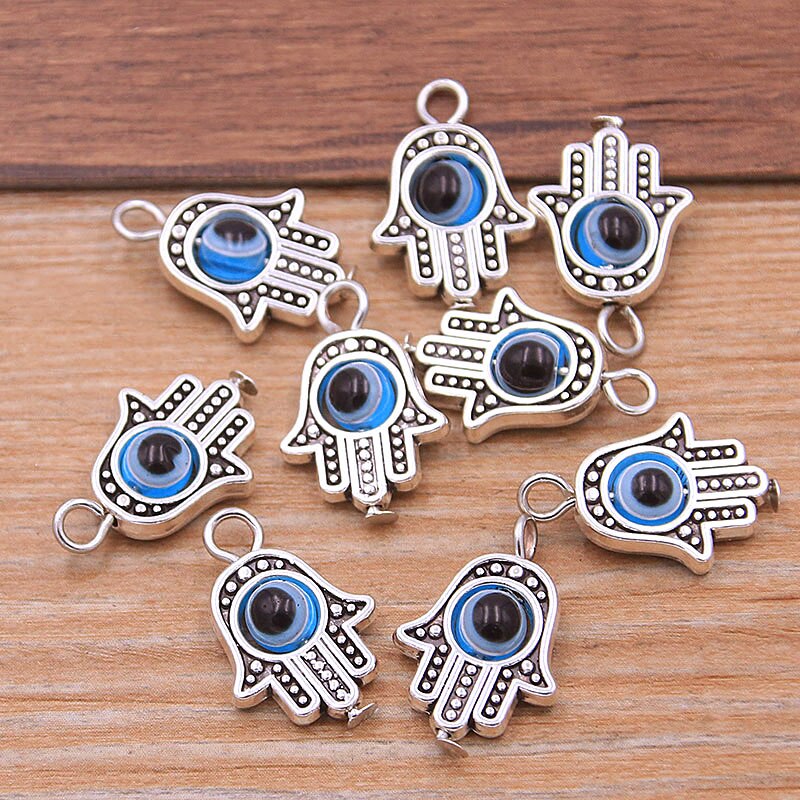 Evil Eye Hamsa Hand Charm Pendants