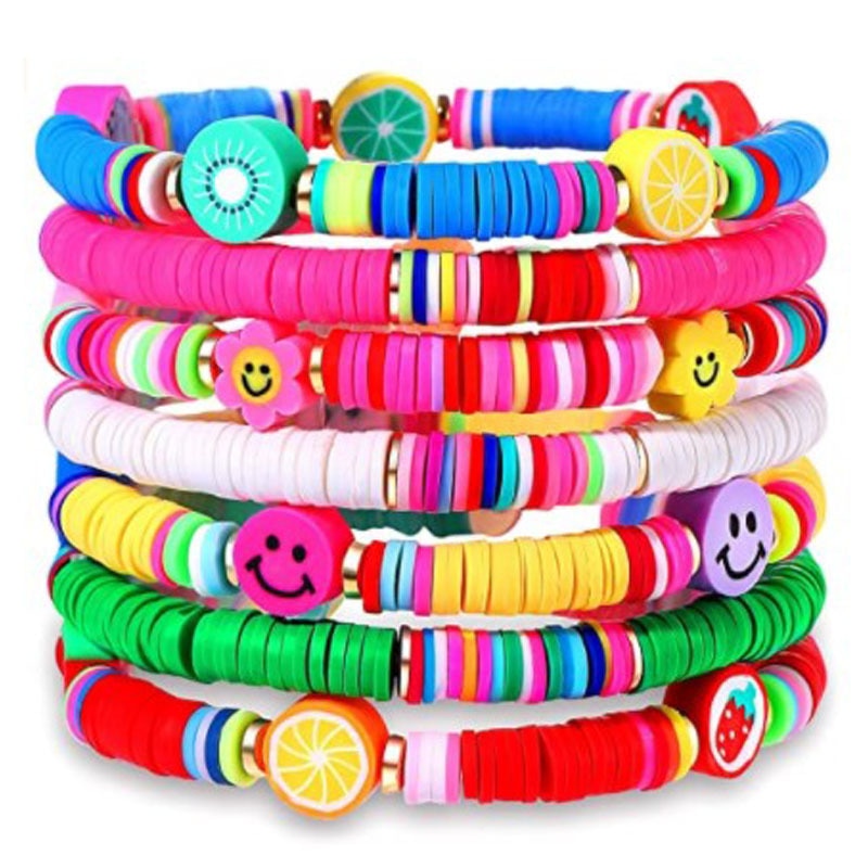 Classic Evil Eye Round Clay Beads