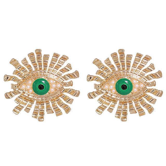 Cute Shape Evil Eye Drop Earrings