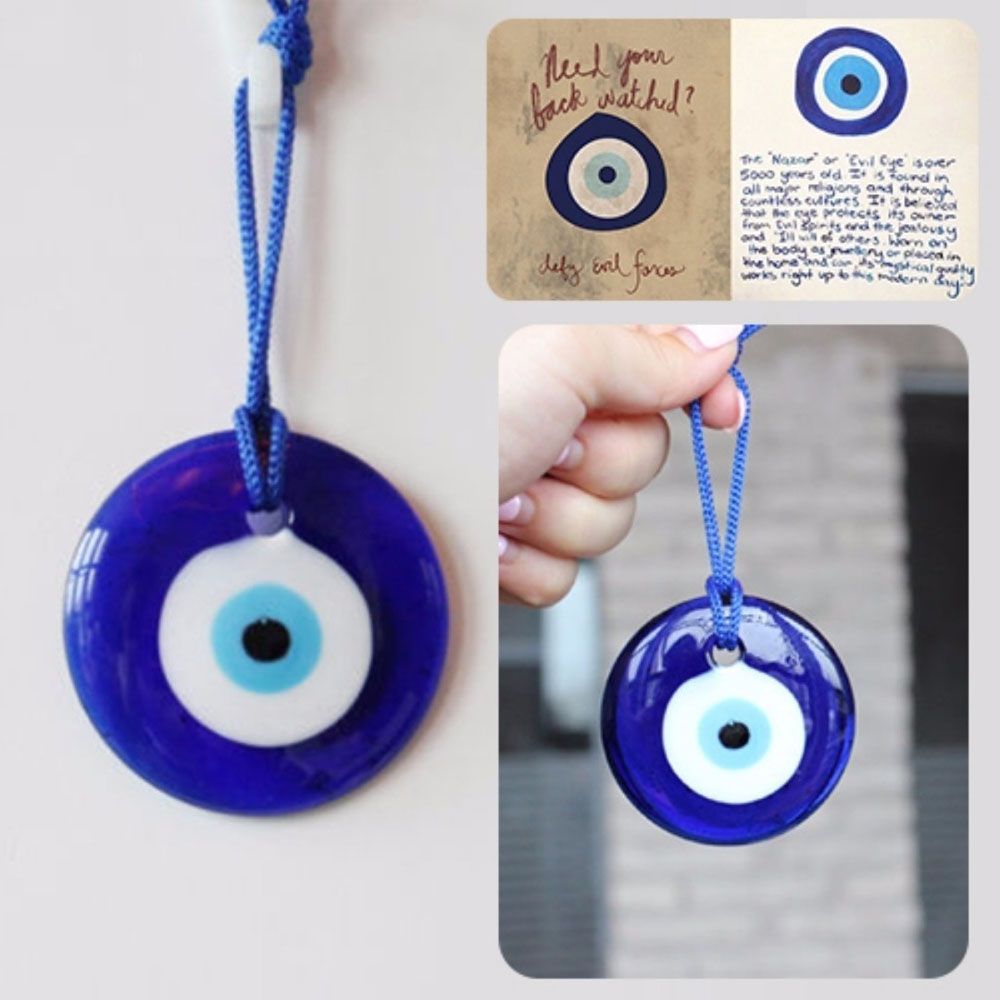 Evil Eye Blue Amulet Car Decor Lucky Pendant