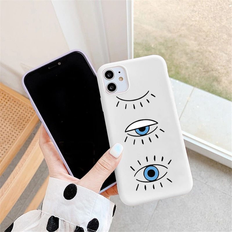 pretty evil eye phone case