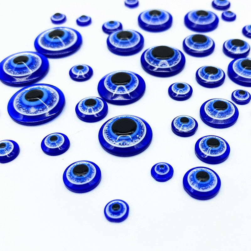 Round Shape Evil Eye Spacer Beads