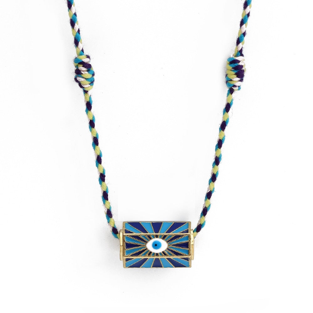 Colorful Lucky Evil Eye Pendant Neckless