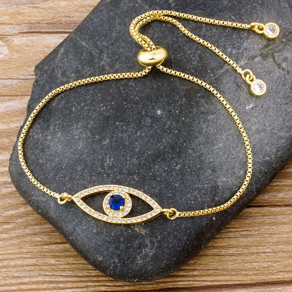 Classic Charm Evil Eye Bracelet