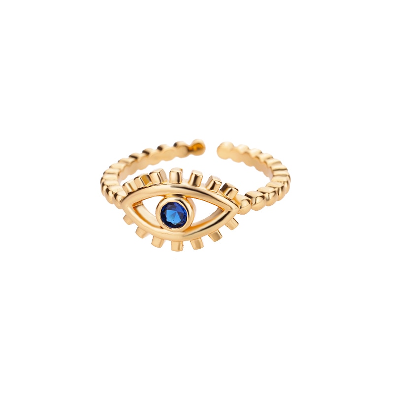 Evil Eye Open Party Ring