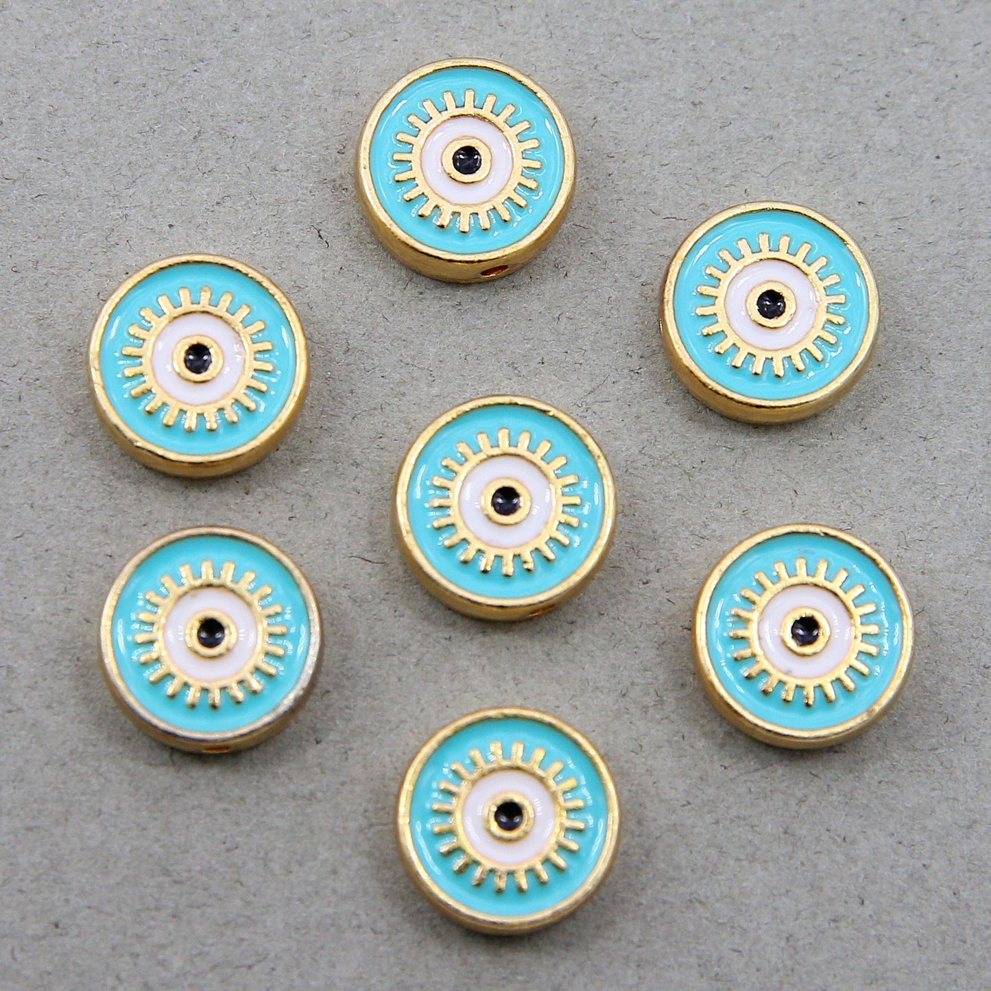 6pcs Evil Eye Beads