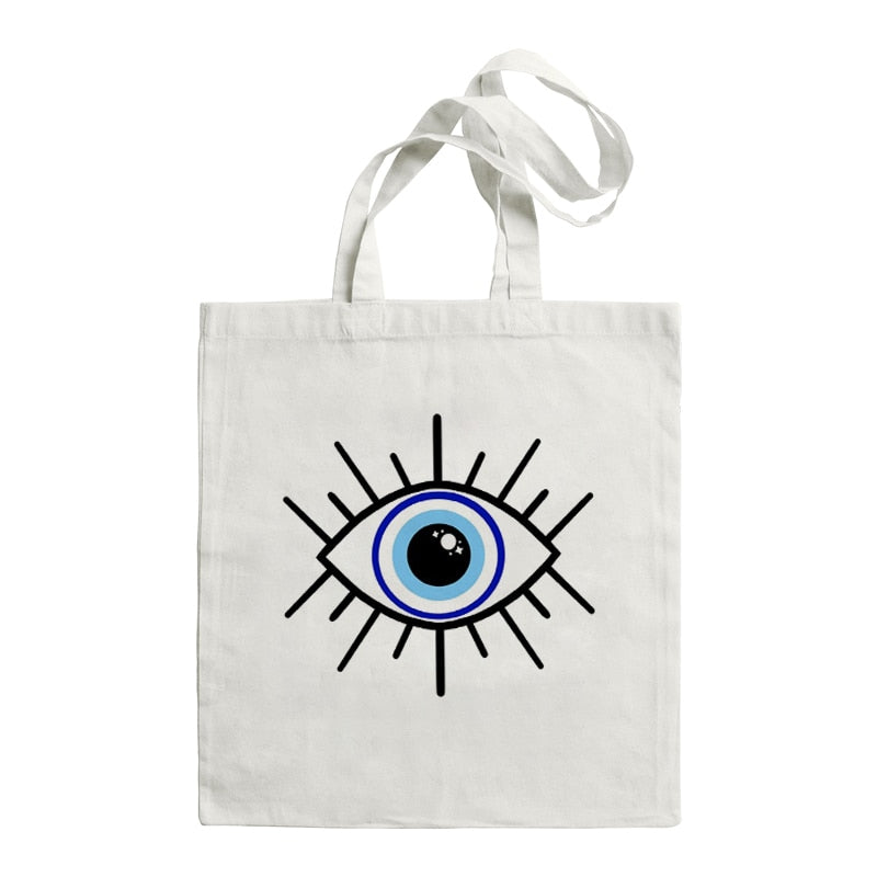 Turkish Evil Eye Foldable Tote Bag