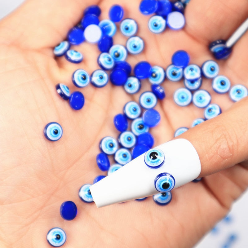 Evil Eye Nail Beads
