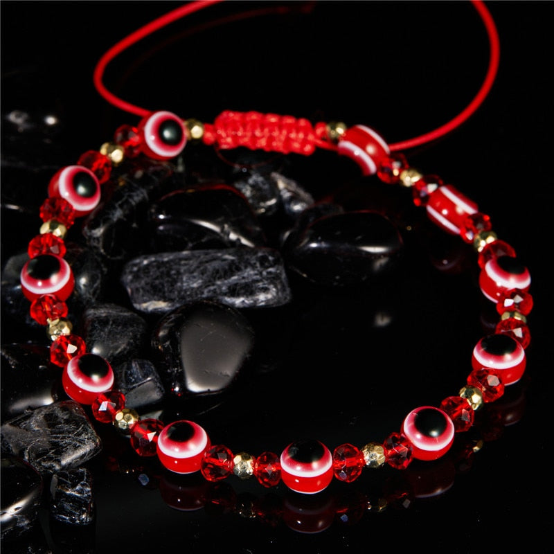 Classic Greek Eye Talisman Beaded Bracelet