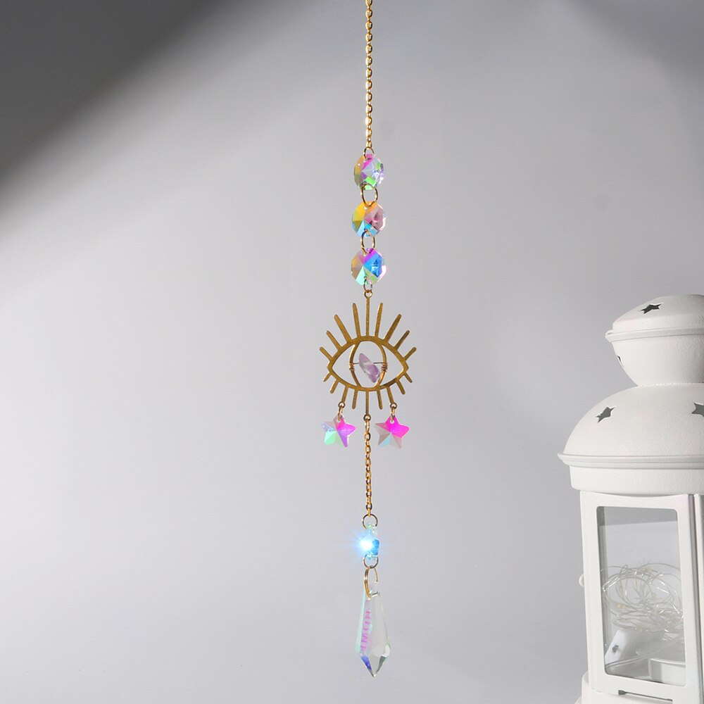 Rainbow Prism Evil Eye Home Decor