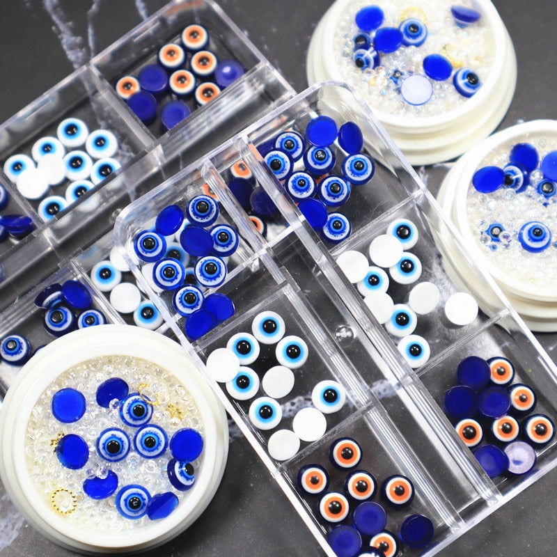 Evil Eye Nail Beads
