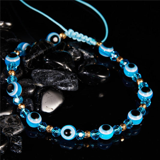 Classic Greek Eye Talisman Beaded Bracelet