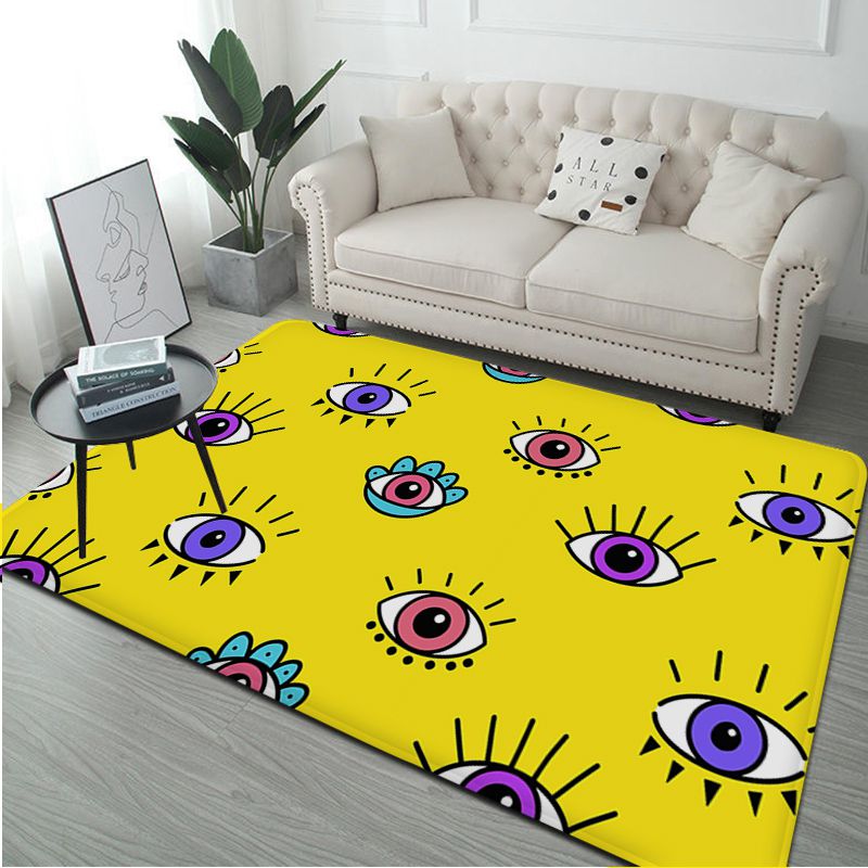 Customize Evil Eye Living Room Mat