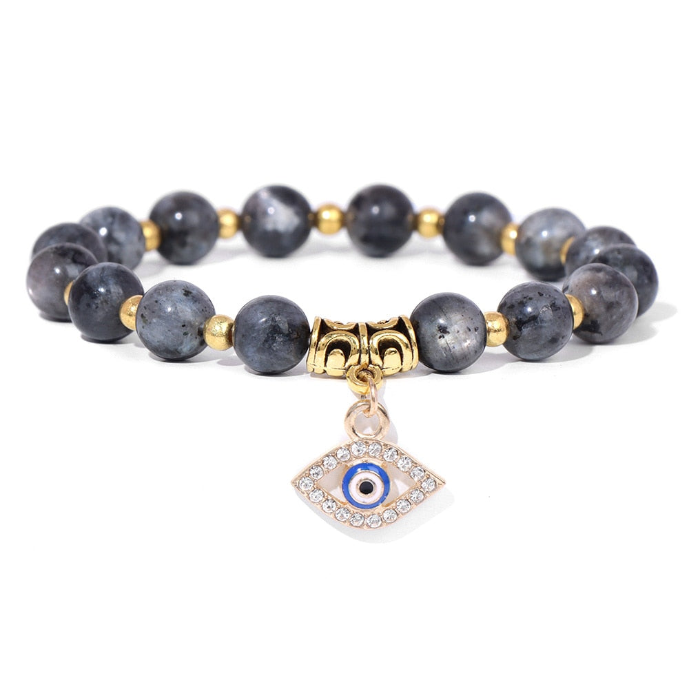 Talisman Evil Eye Charm Stone Bracelets