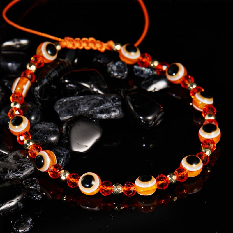 Classic Greek Eye Talisman Beaded Bracelet
