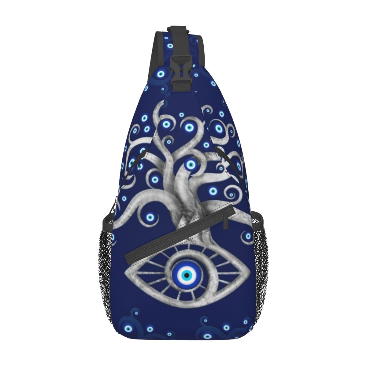 Butterfly & Nazar Printed Evil Eye Shoulder Bags
