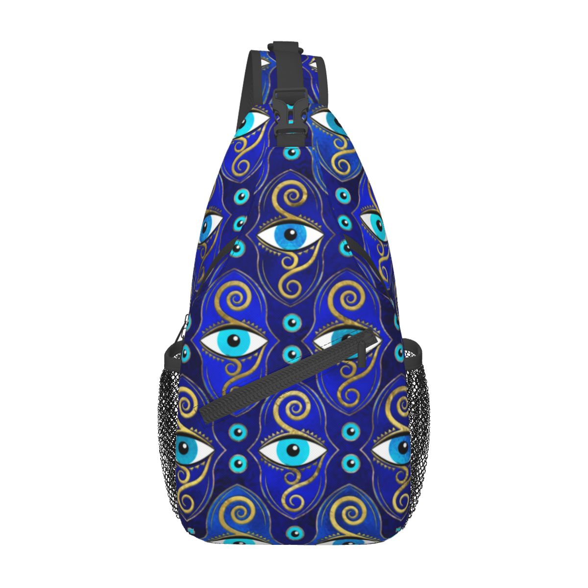 Butterfly & Nazar Printed Evil Eye Shoulder Bags