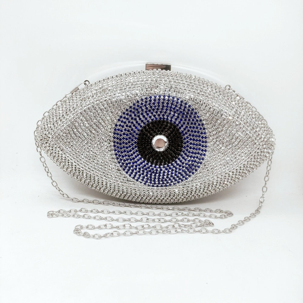 Evil Eye Velvet Women Purse
