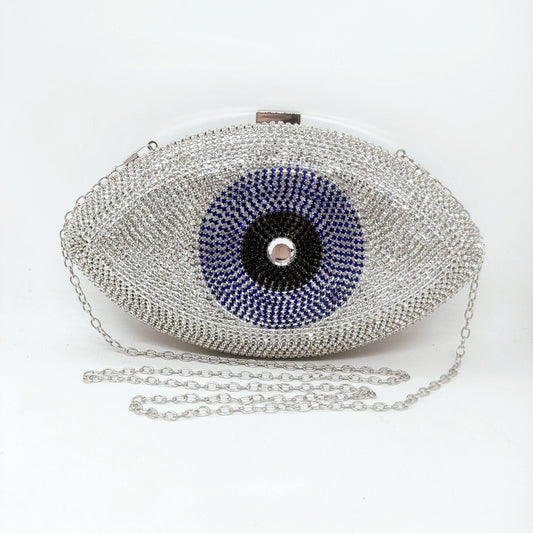 Evil Eye Velvet Women Purse